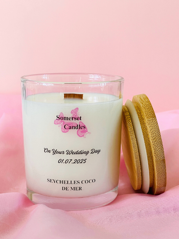 Wedding Day Candle Gift Congratulations