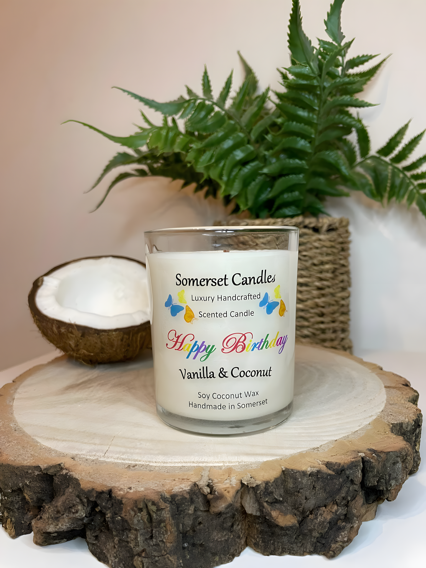 Happy Birthday Vanilla & Coconut Soy Candle