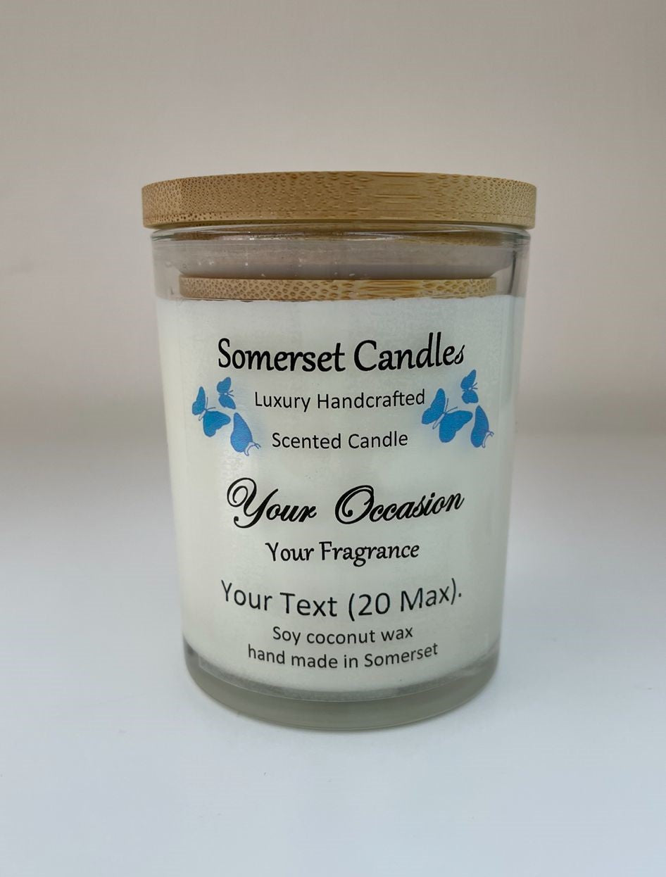 Scented Soy Candle Personalised Candle