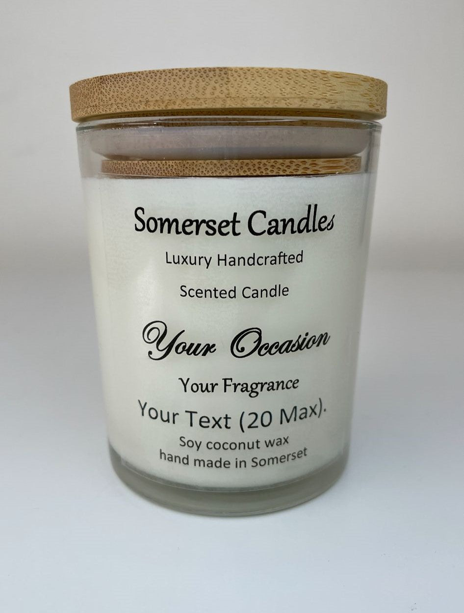 Scented Soy Candle Personalised Candle