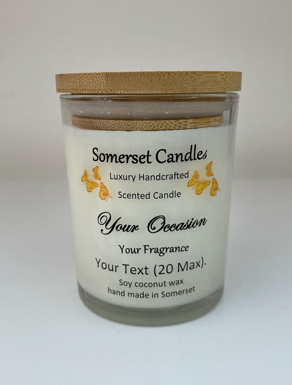 Scented Soy Candle Personalised Candle