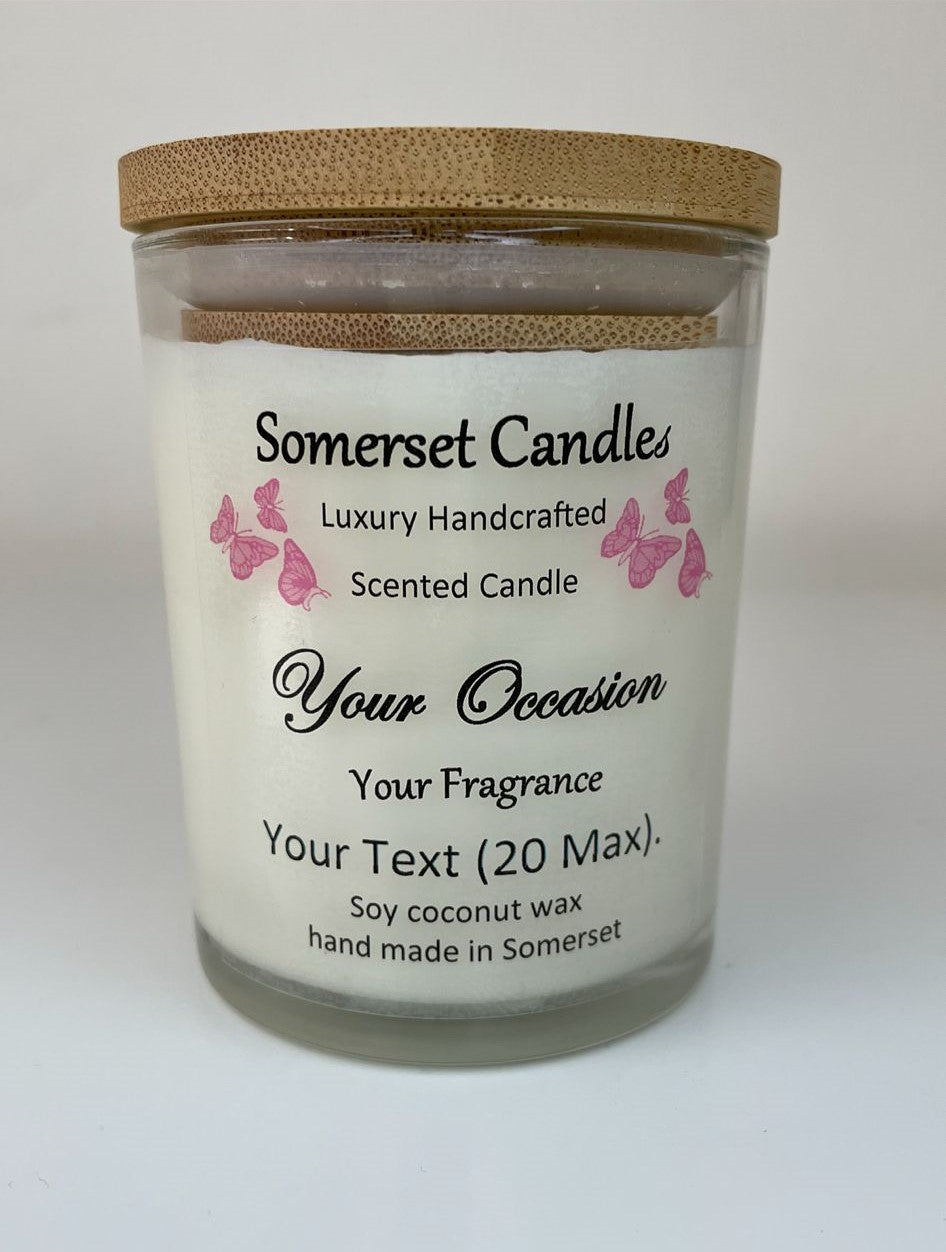 Scented Soy Candle Personalised Candle