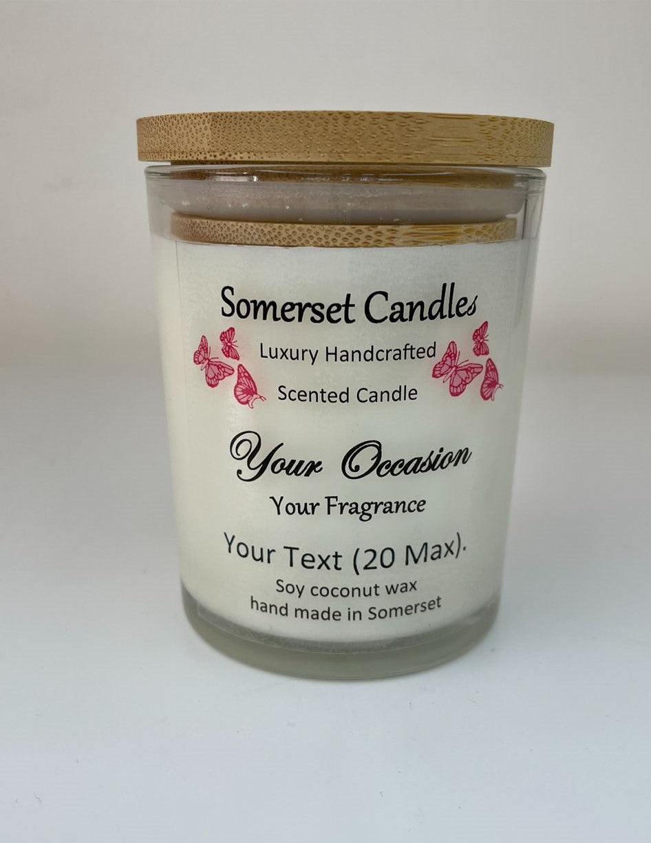 Scented Soy Candle Personalised Candle