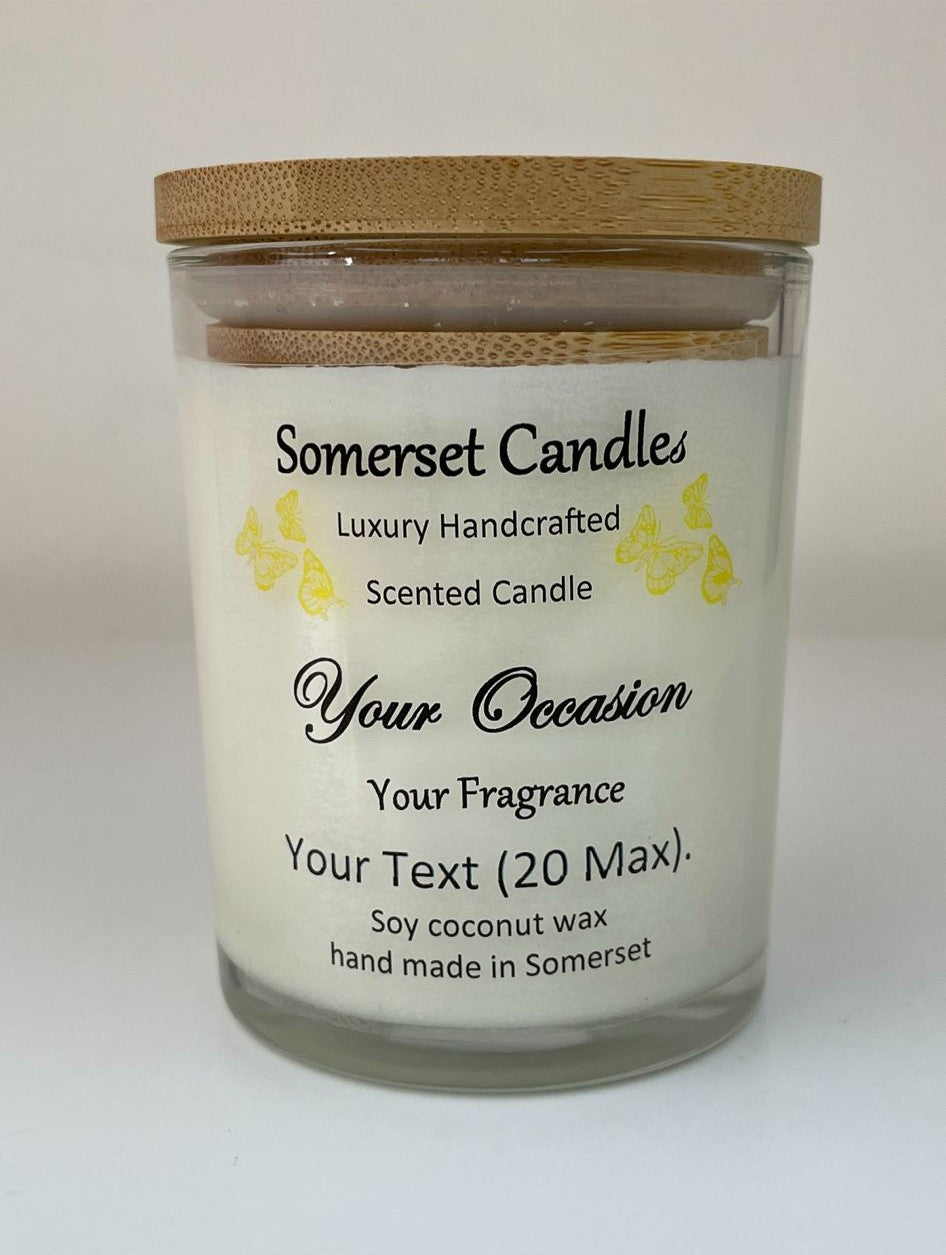 Scented Soy Candle Personalised Candle